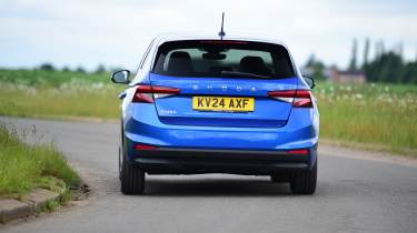 Skoda Fabia - rear cornering